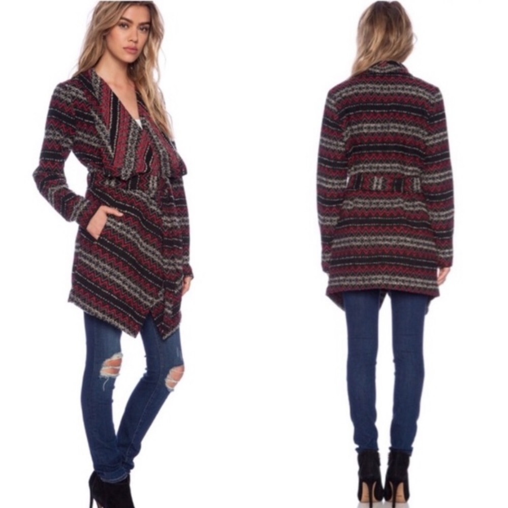 Jack by BB Dakota Brendi belted cardigan‎ jacket